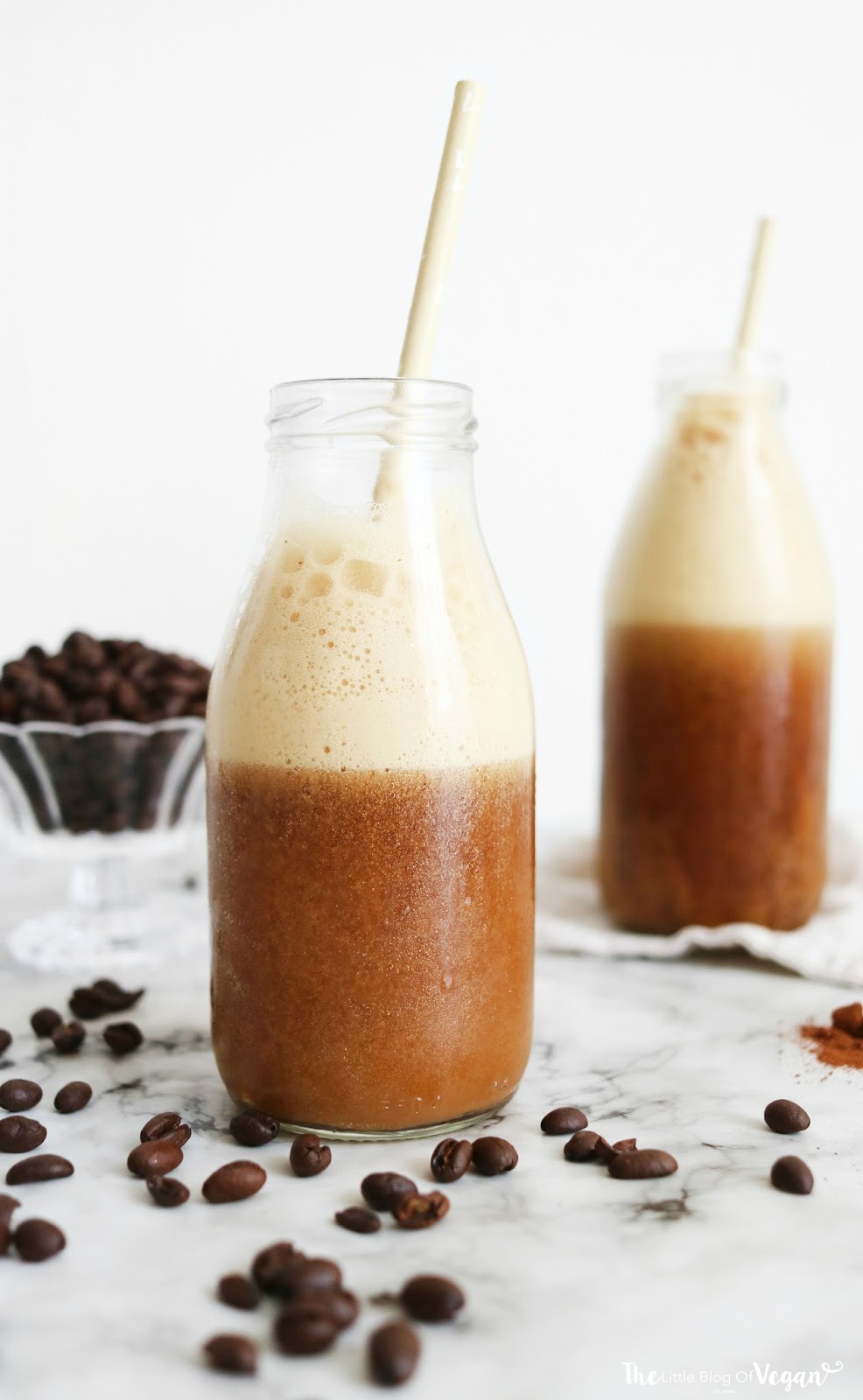 Iced coffee protein shake recipe | The Little Blog Of Vegan