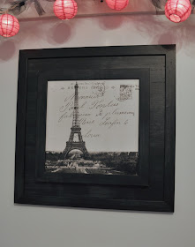 artwork for Paris themed room