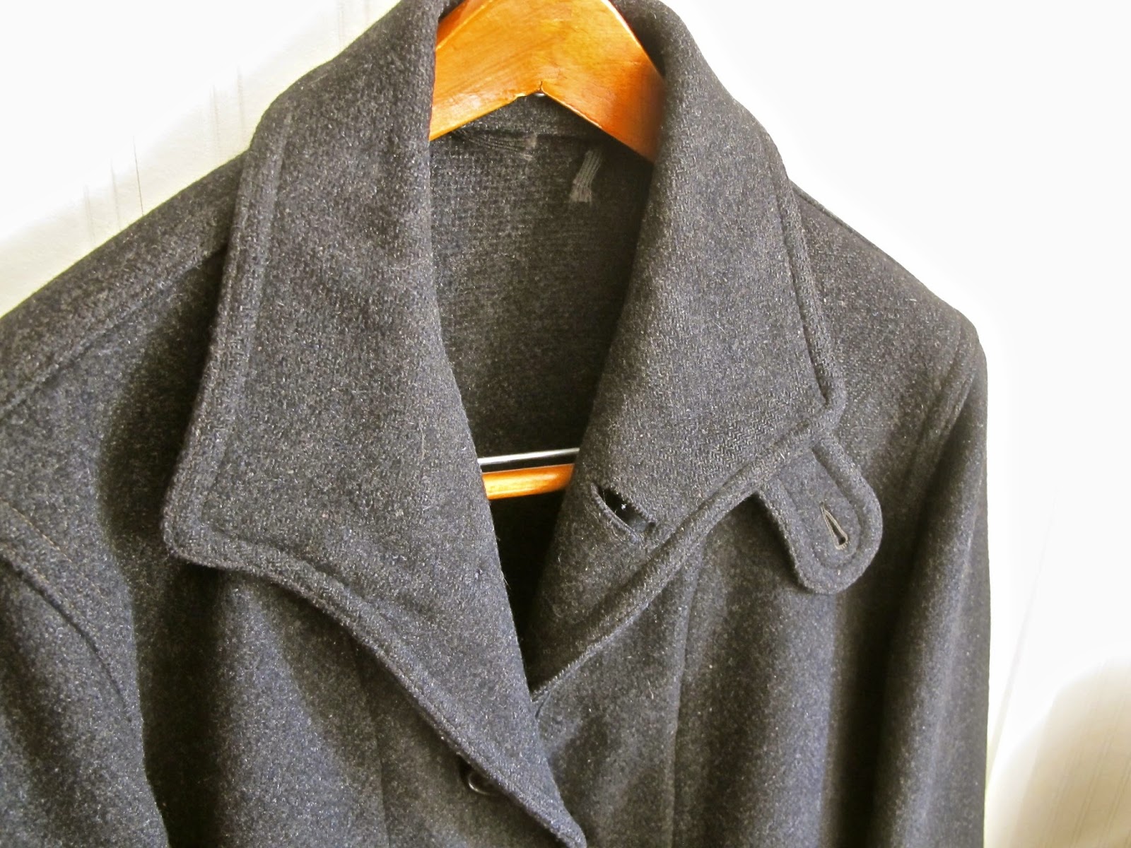 Old-Son: Vintage 1930's Wool US Navy WW2 Submariner Coat / Jacket @sz ...