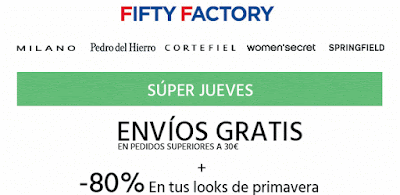 Descuento Fifty Factory