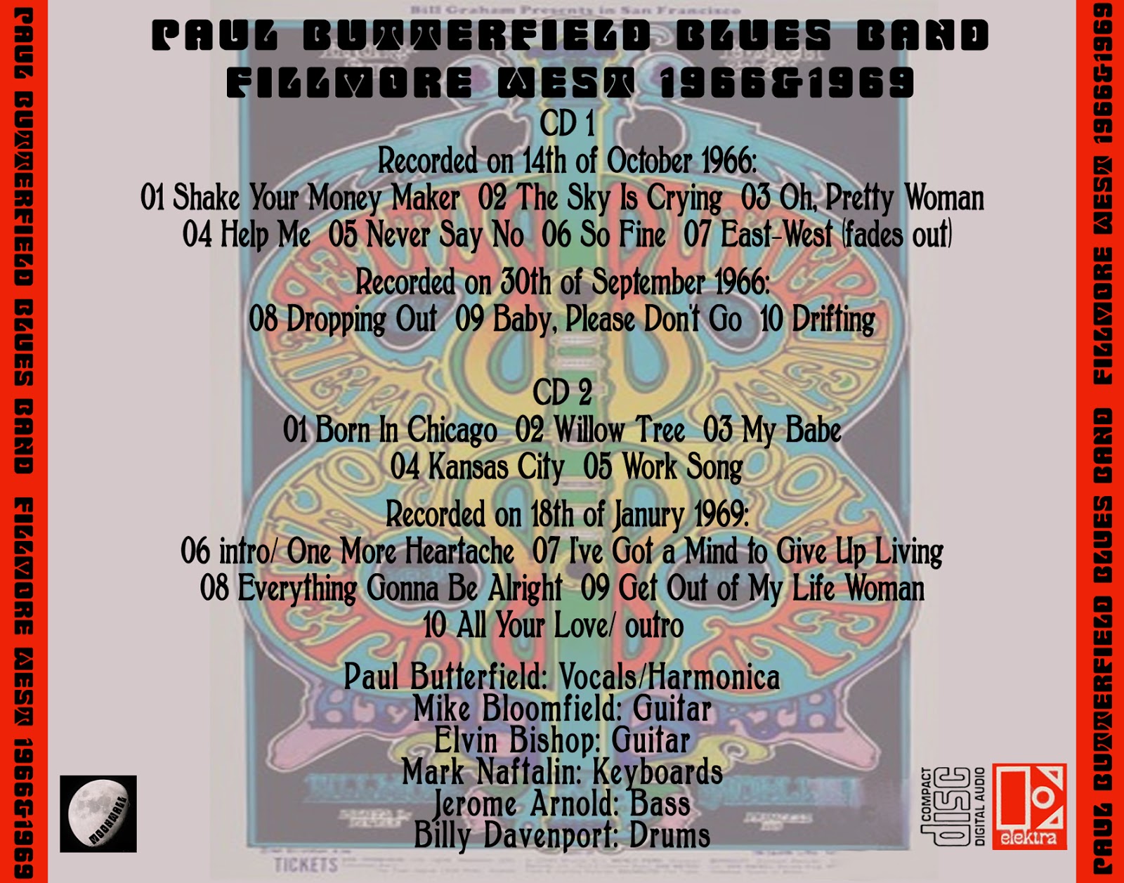 Rockliquias The Paul Butterfield Blues Band Fillmore West Fm