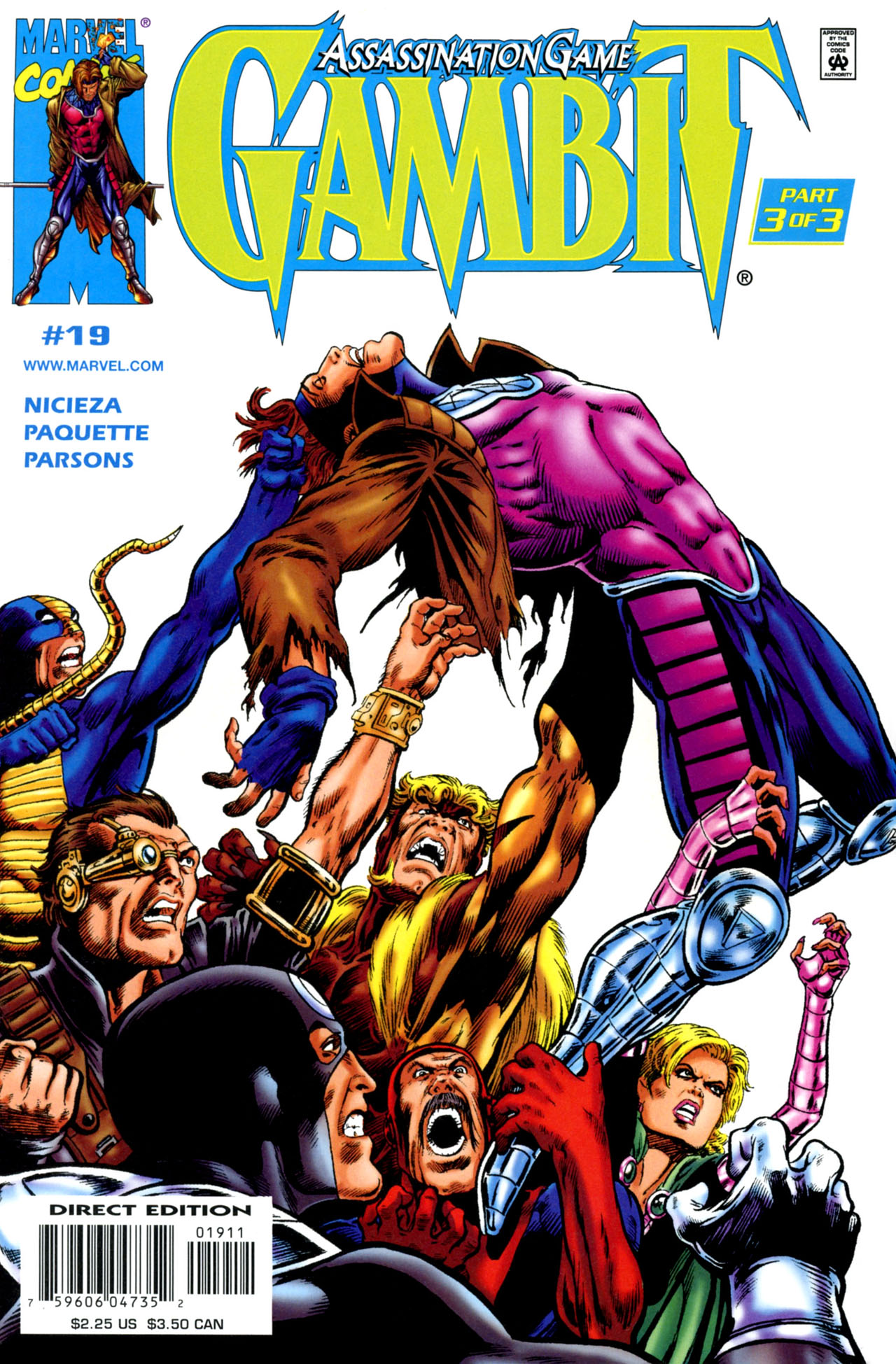 Read online Gambit (1999) comic -  Issue #19 - 1