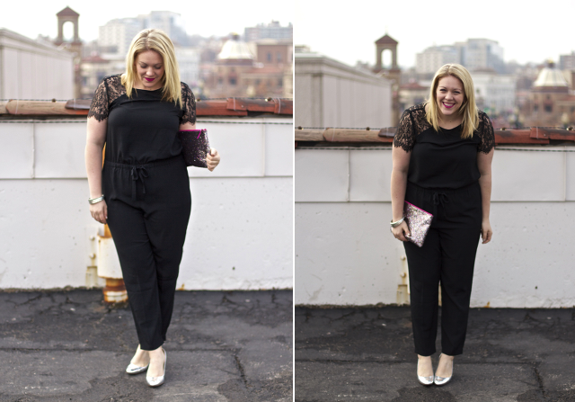 how to wear a black jumpsuit