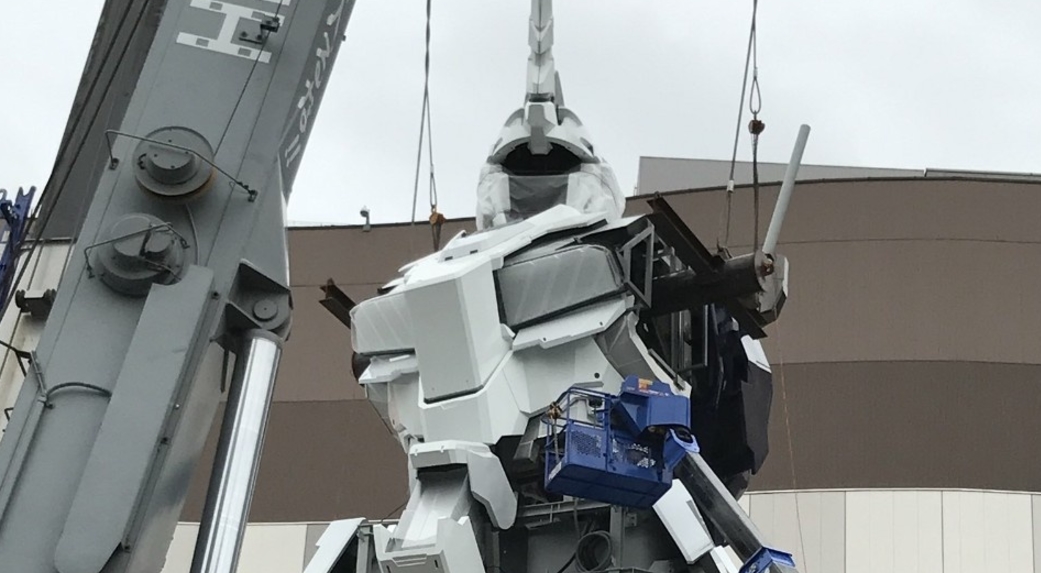 Lifesize Unicorn Gundam's Progress Continues