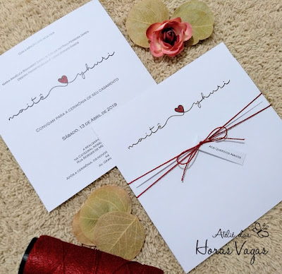 convite de casamento artesanal personalizado clean sofisticado luxo monograma manuscrito envelope branco casamento moderno