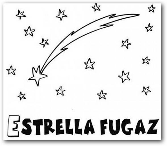 Dibujos Para Colorear Estrella Fugaz Dibujos Para Colorear