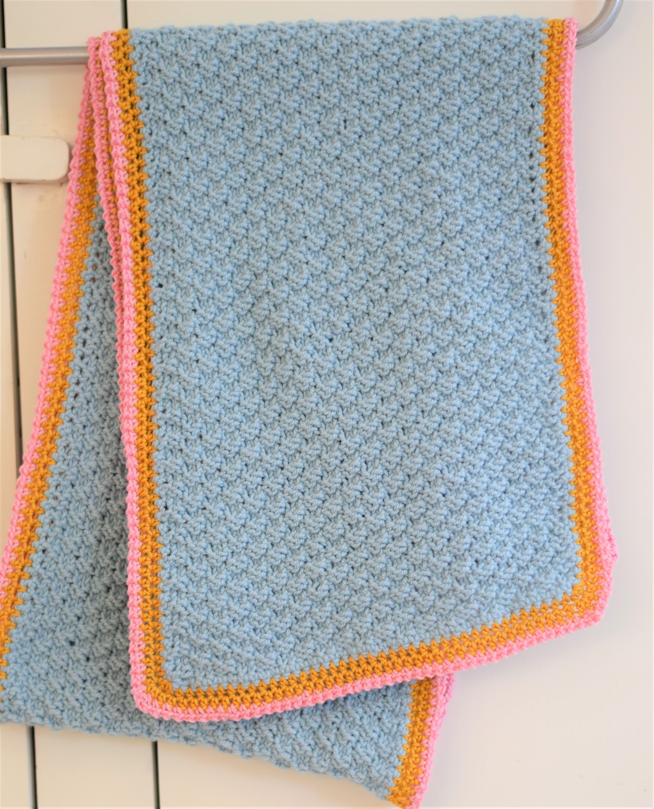 gerstekorrel breien sjaal