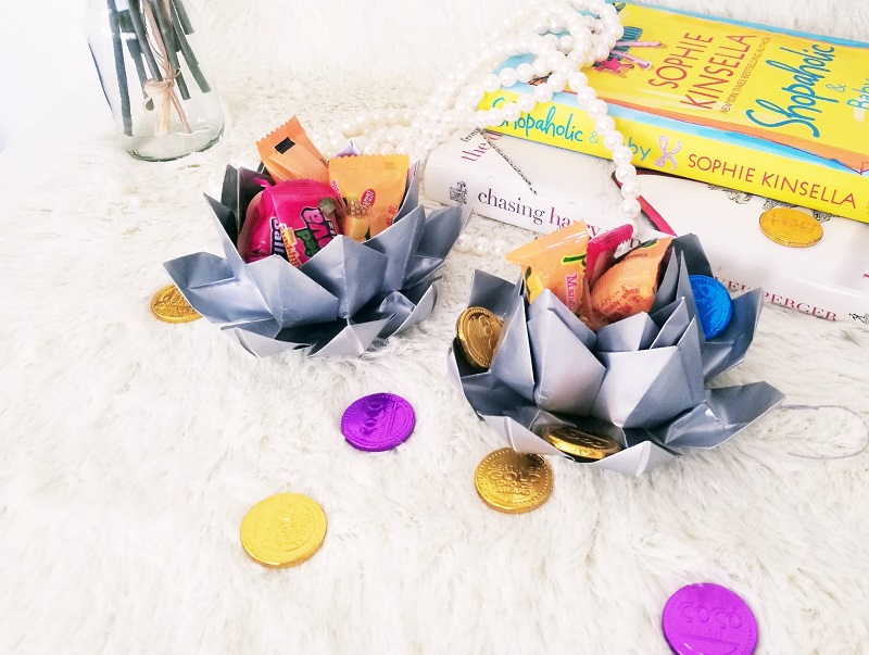 DIY Paper Lotus for Chinese New Year