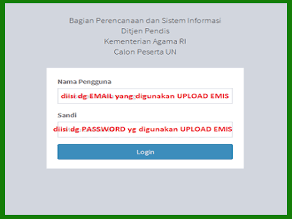 Pendataan Calon Akseptor Un 2016/2017