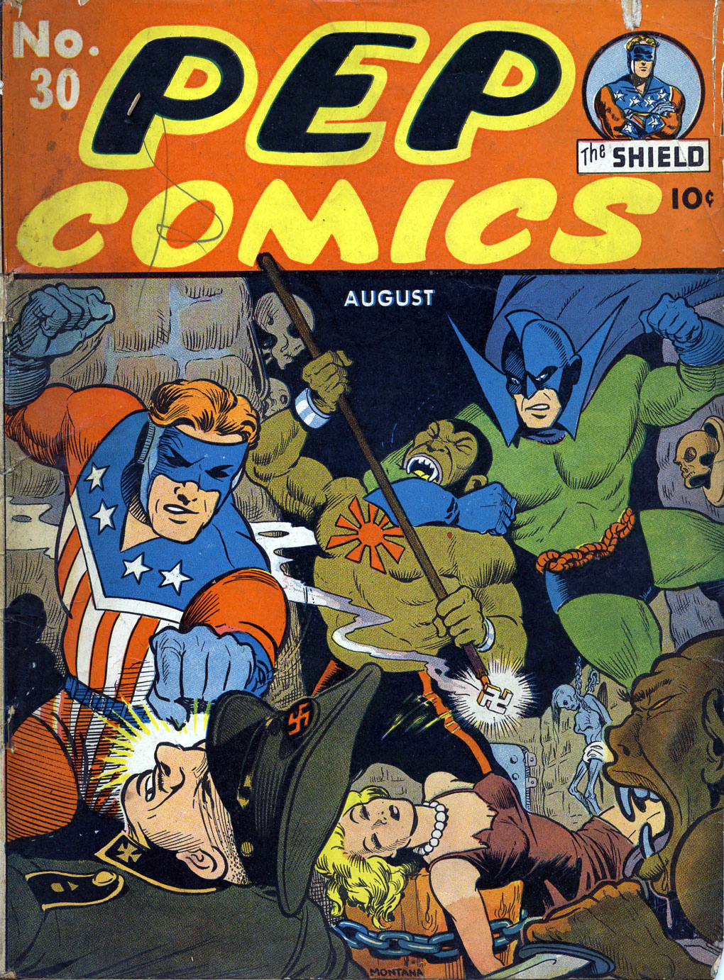 Read online Pep Comics comic -  Issue #30 - 1