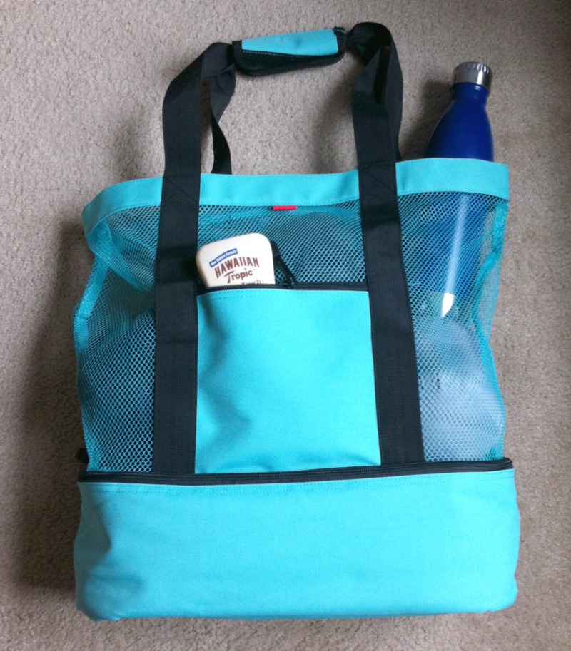 Pop Culture Shock Aruba Mesh Beach Tote Bag with Insulated Picnic