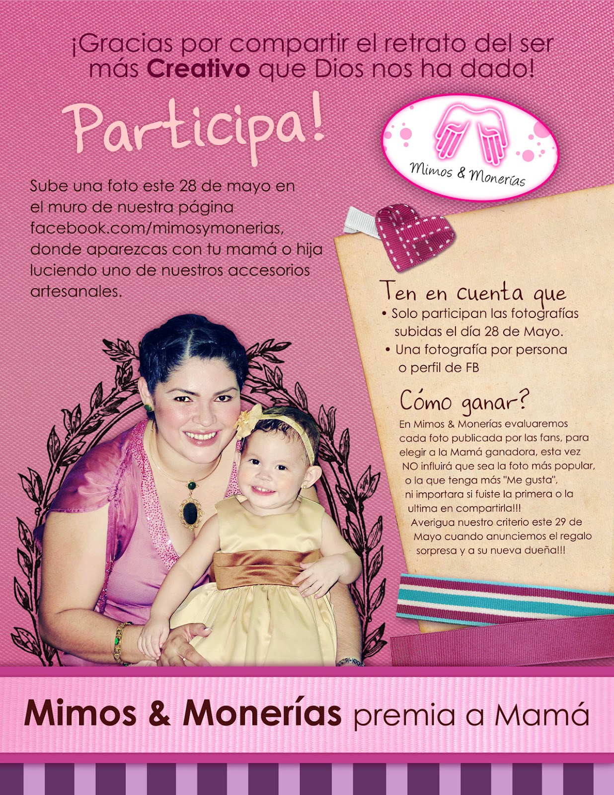 Mimos & Monerías Mimos & Monerías premia a Mamá