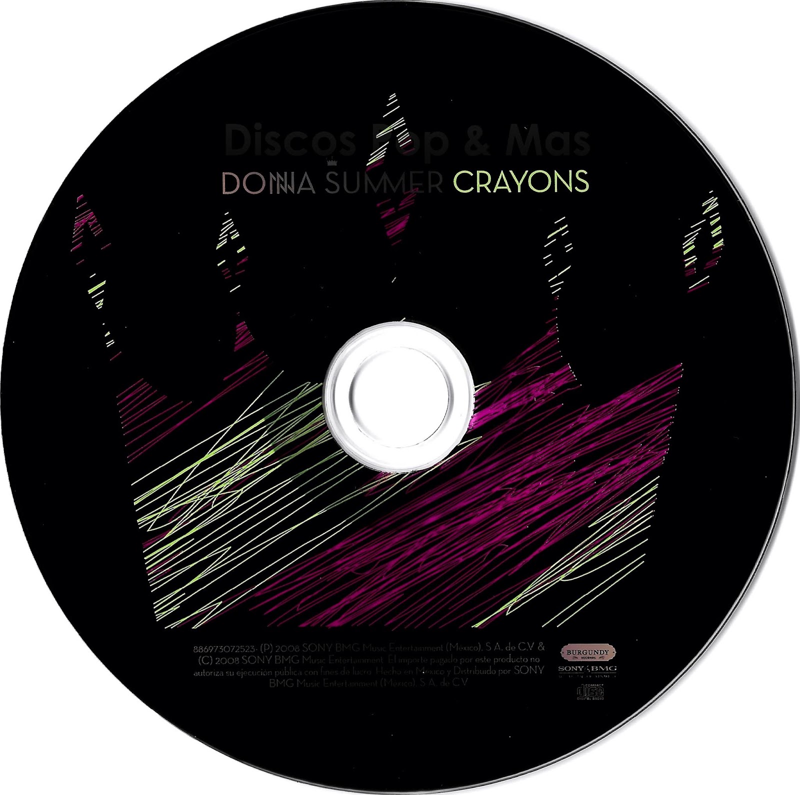 Discos Pop & Mas Donna Summer Crayons