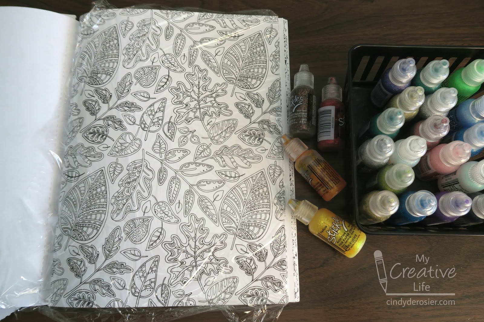 Cindy deRosier: My Creative Life: Wrapping a Gift with a Coloring