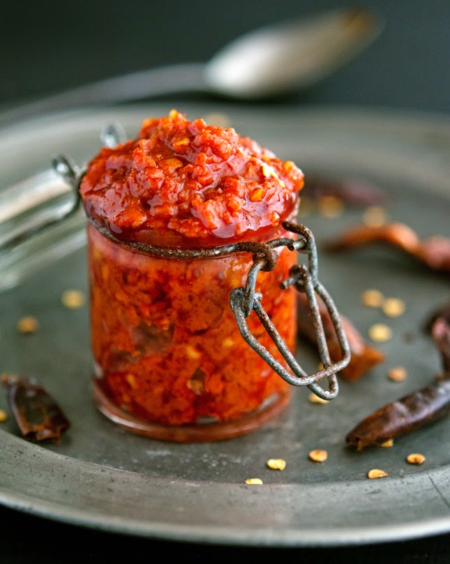 The Iron You: Homemade Harissa (Spicy Red Pepper Paste)