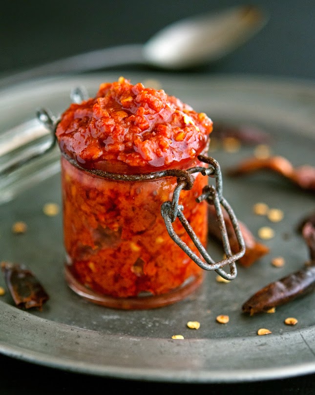 Harissa Recipe (North African peppers and spice paste)