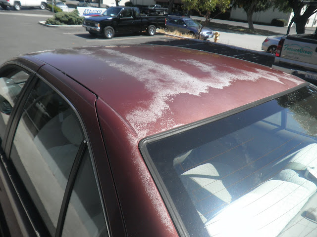 Delaminating or peeling paint on roof of 2000 Nissan Altima
