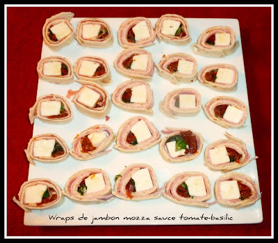 image Mini wraps de Lolo (jambon mozza sauce tomate-basilic)