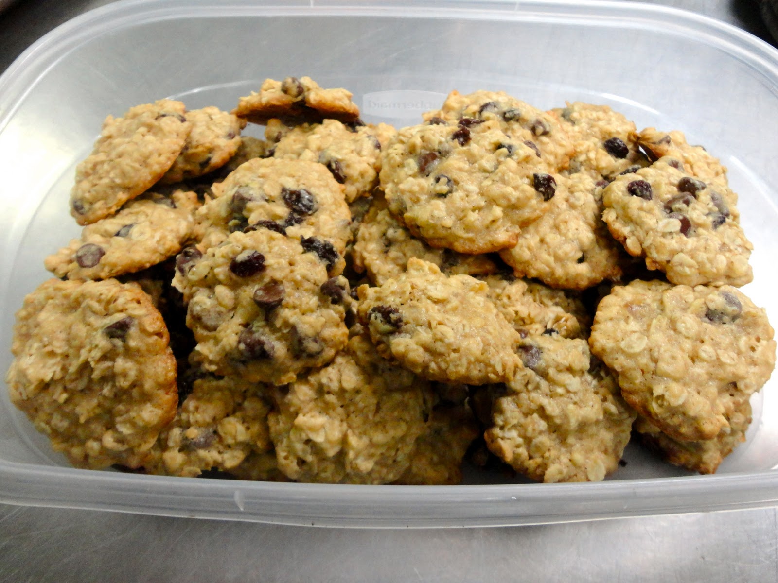 BinomialBaker Oatmeal Raisin Chocolate Chip Cookies
