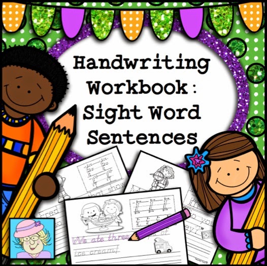 Teacher Tam's Educational Adventures: Handwriting Practice WITH Sight ...