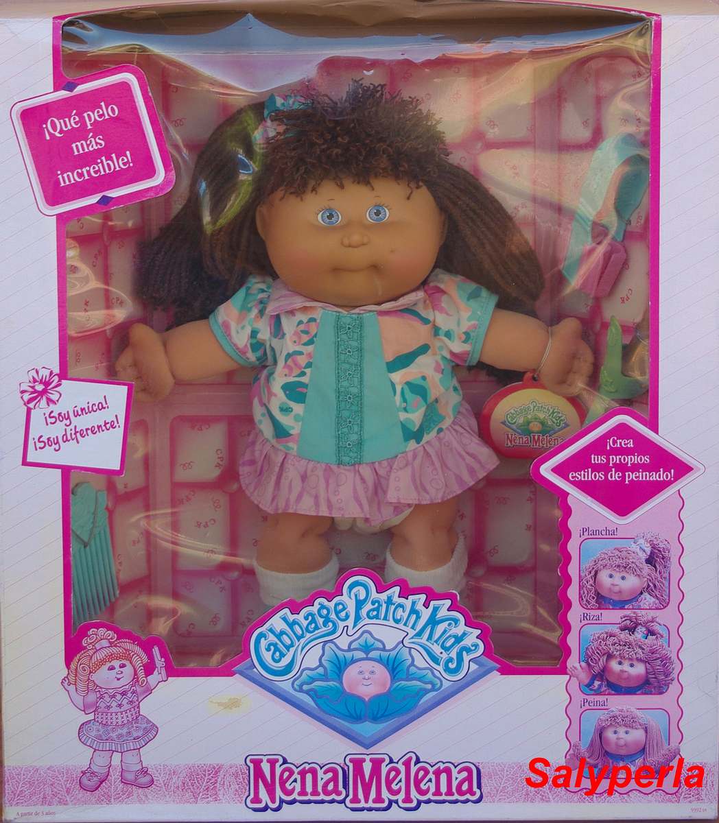 muñeca nena melena