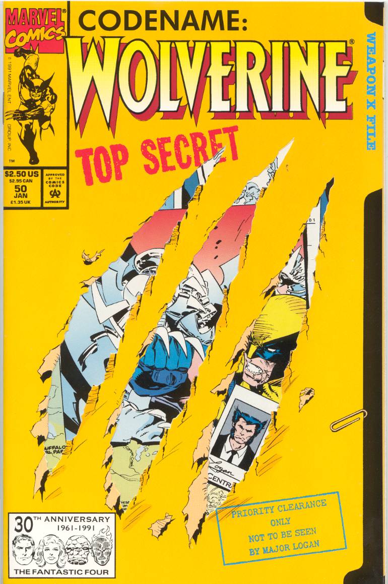 Read online Wolverine (1988) comic -  Issue #50 - 1