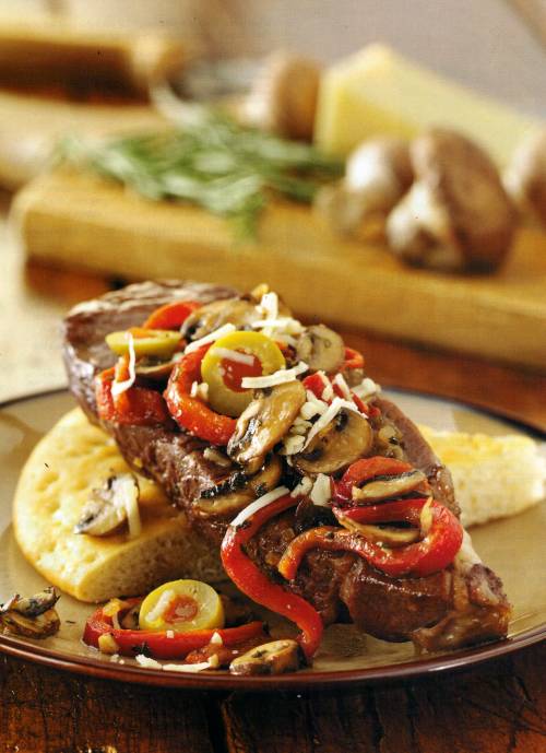 Nee's Place Italian Strip Steak with Focaccia