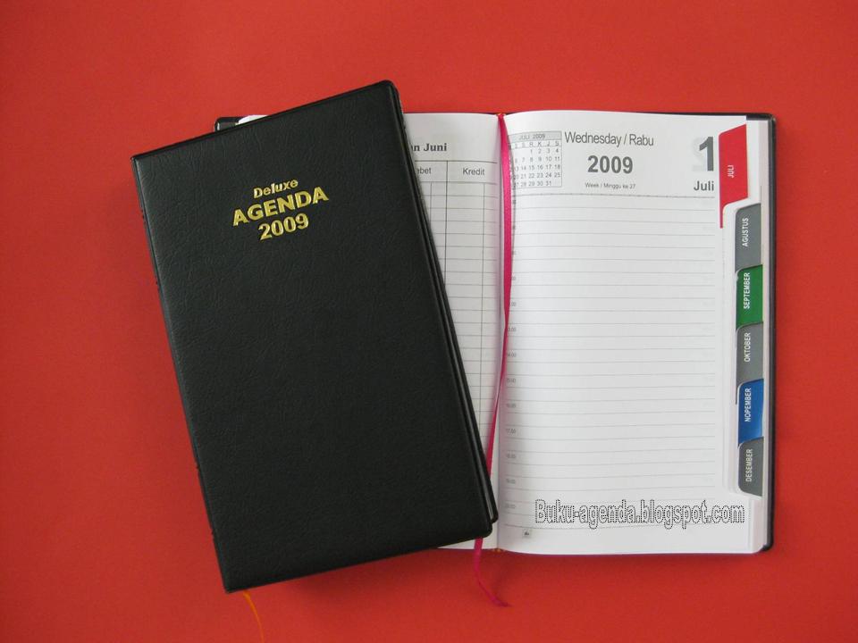 Contoh gambar buku agenda