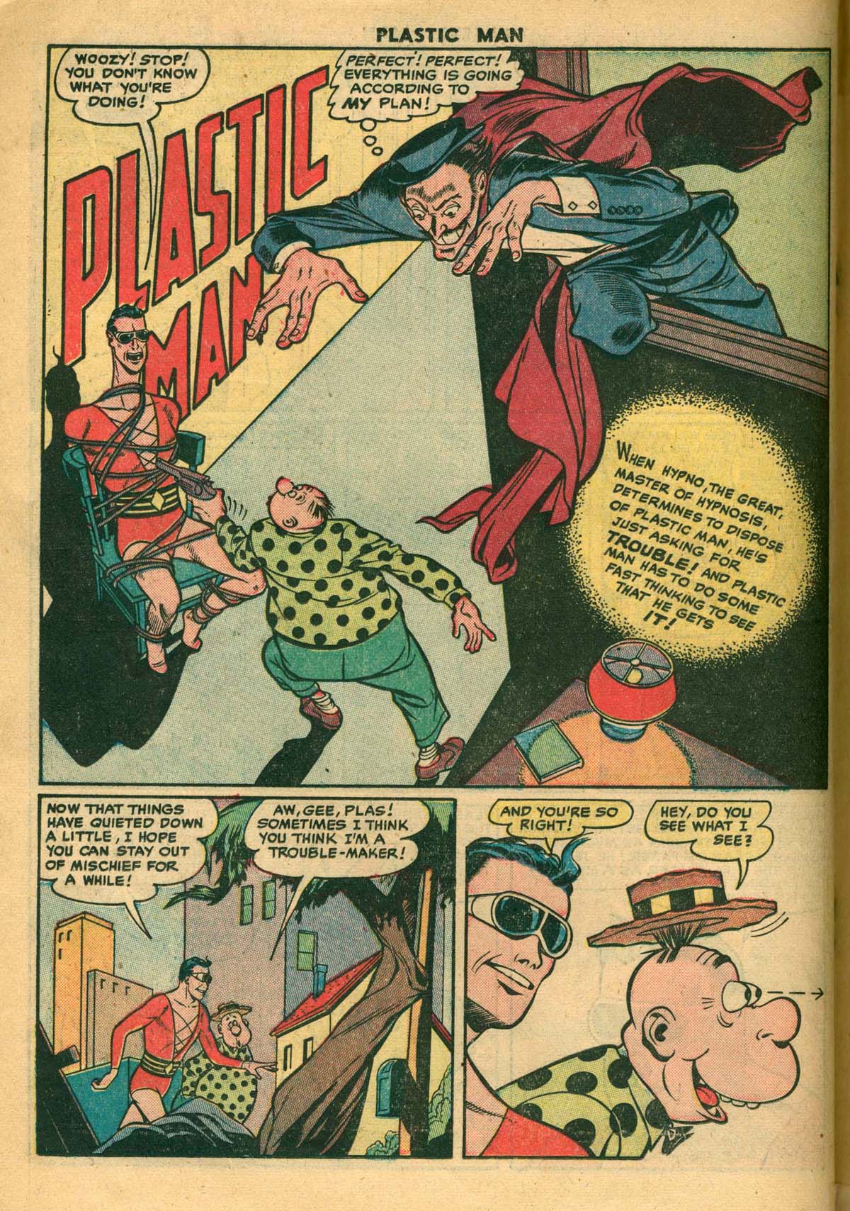 Read online Plastic Man (1943) comic -  Issue #27 - 26