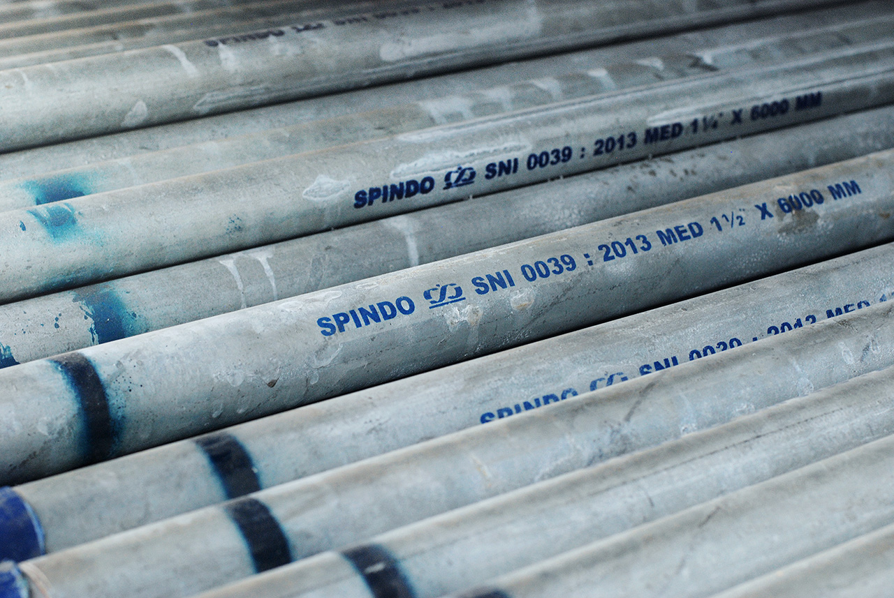 Pabrik Pipa Spindo Berbagai Ukuran Distributor Pipa Besi
