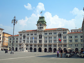 Photo of a square in Trieste