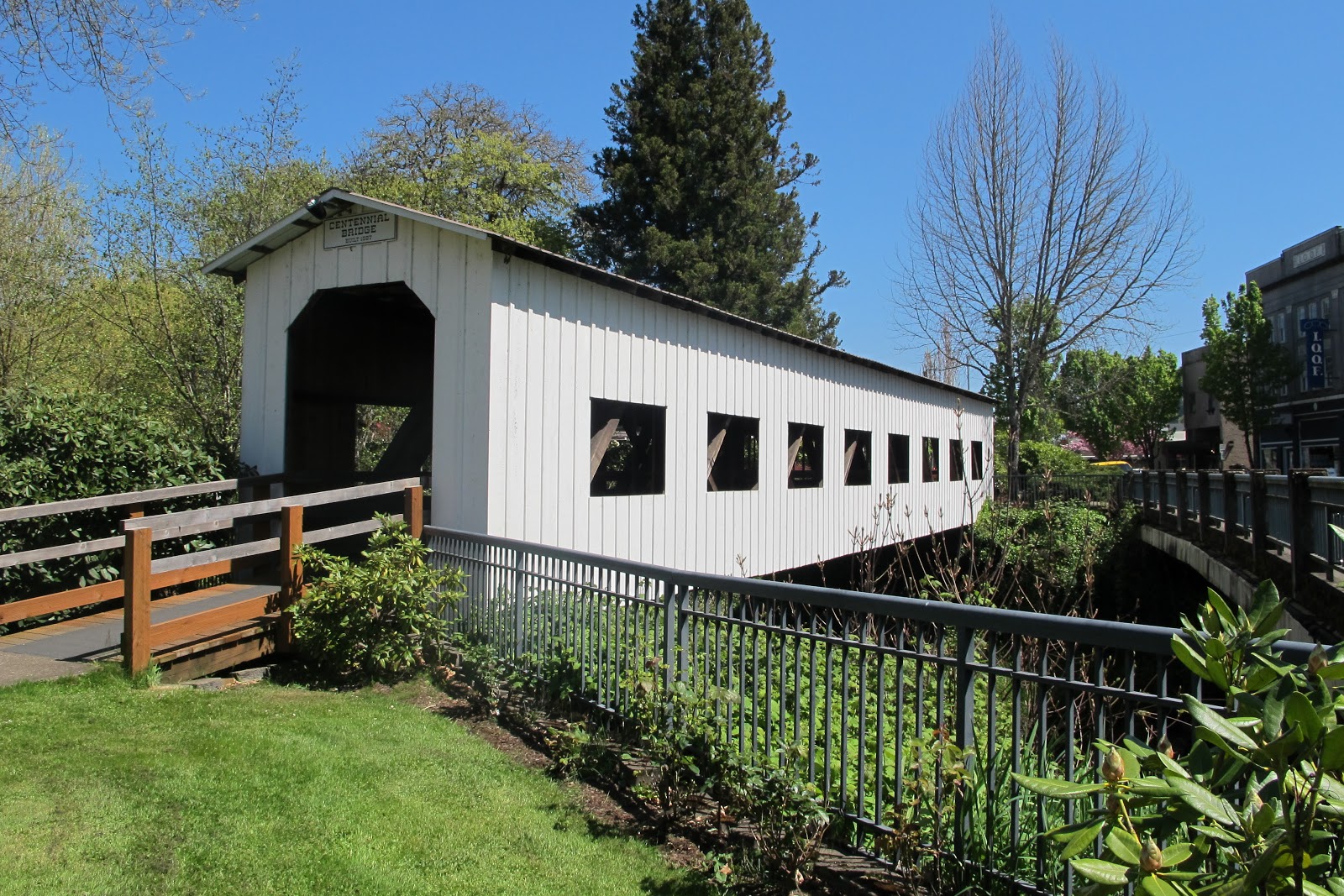 Feathers and Figments Covered Bridges in Cottage Grove, Oregon