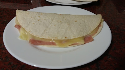 Tortitas de trigo de Jamón y Queso