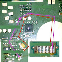 nokia 114 display light solution image help 100% working Follow This Image you can Solve Your Nokia 114 Mobile Phone Display light Problem. Check your Line use Avo Miter. if you see any line is broken re connect your line use copier coil. you can solve your problem.
