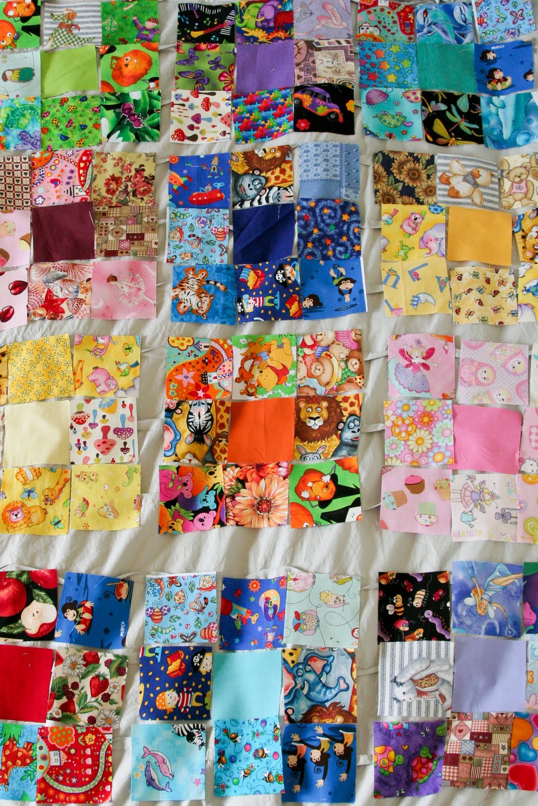 One Little Imp Finally, the Eye Spy quilt is complete