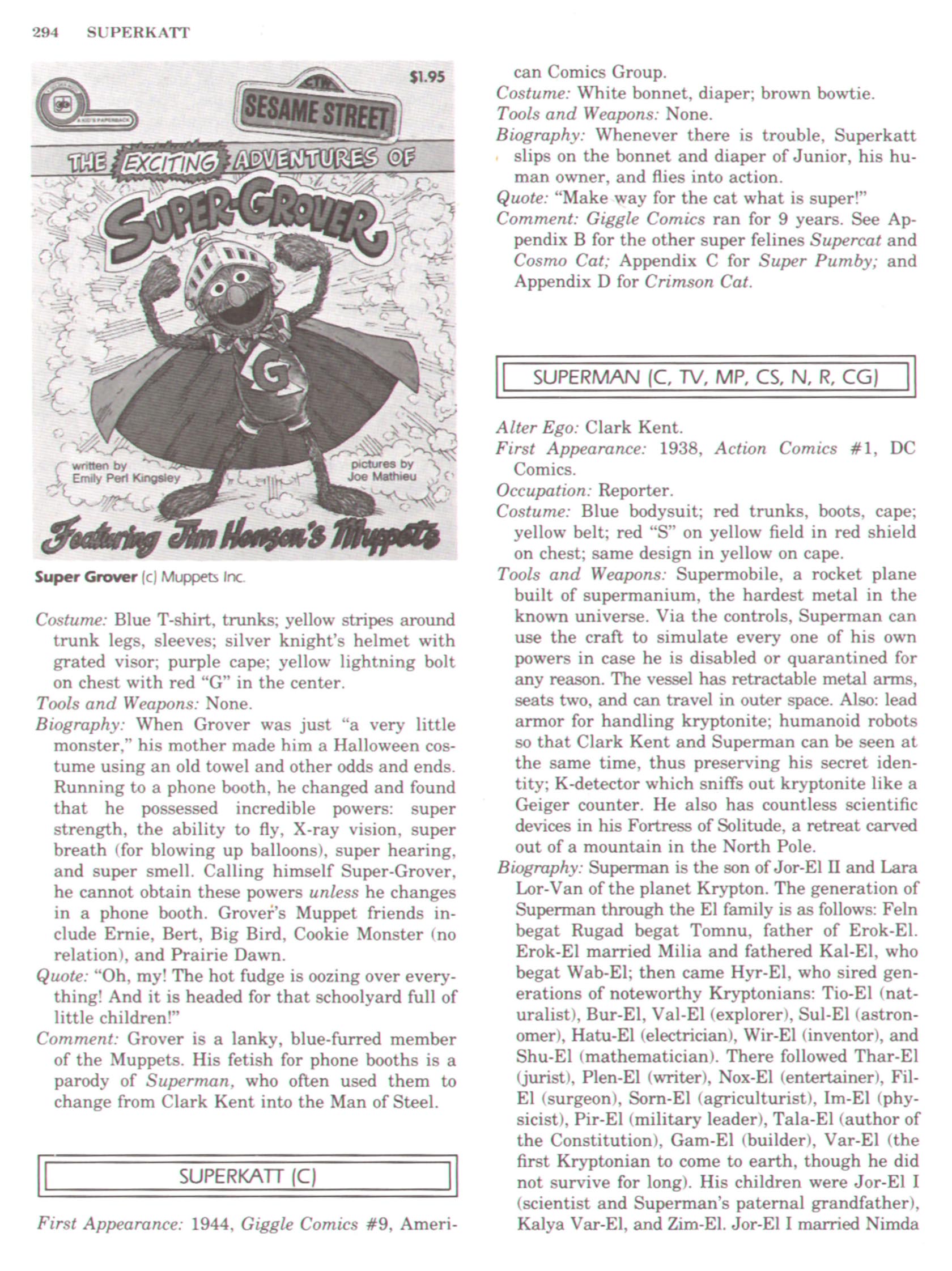 Read online The Encyclopedia of Superheroes comic -  Issue # TPB (Part 4) - 29