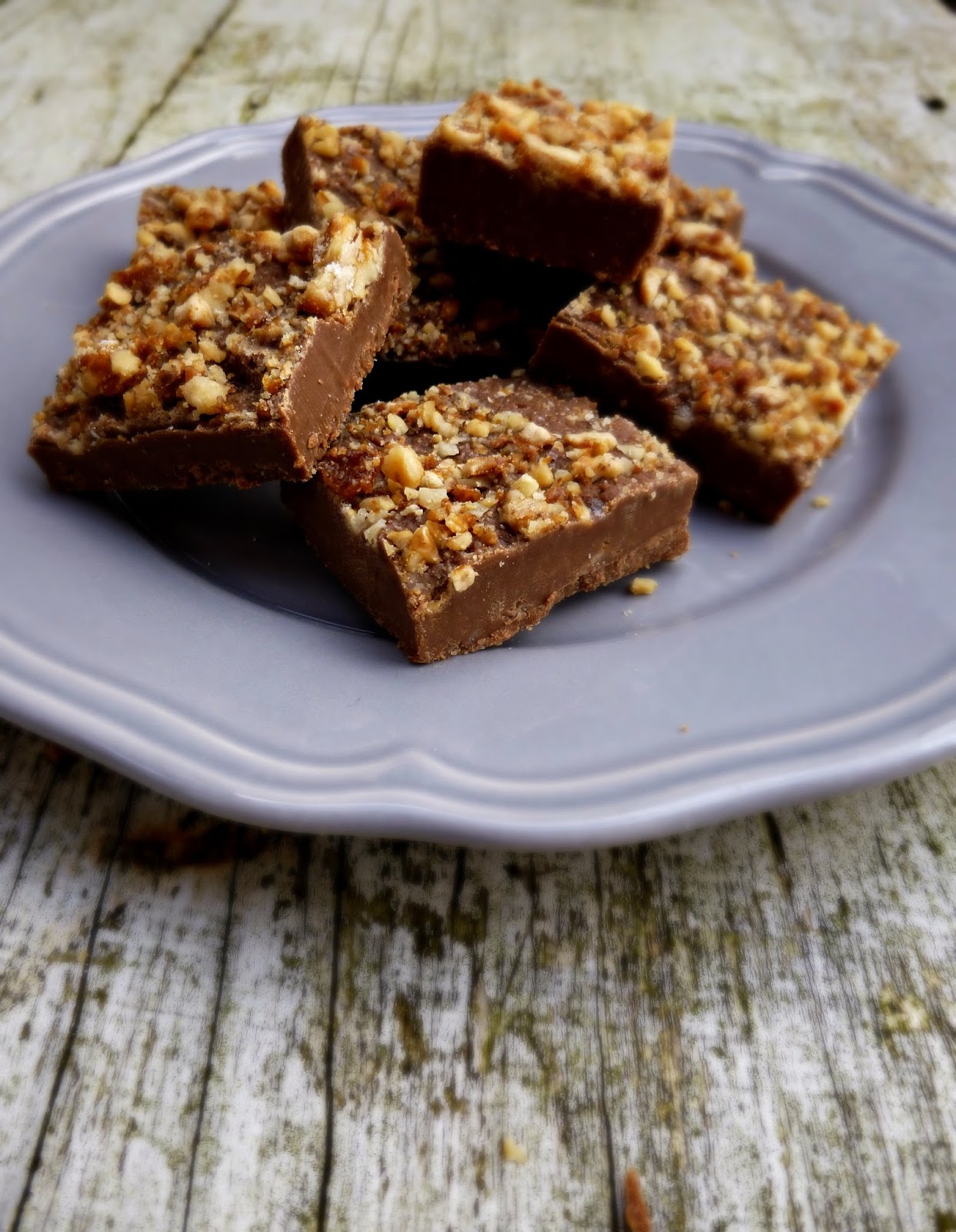 The Spoon and Whisk 4ingredient Chocolate Coffee Fudge Sprinkled With