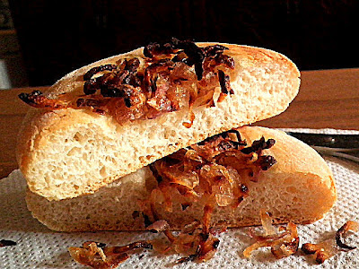 Caramelized Onion Flatbread  Recipe @ treatntrick.blogspot.com