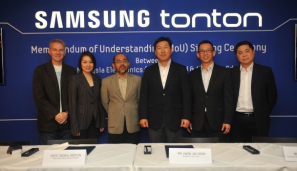 Nikmati TONTON melalui Samsung Smart TV