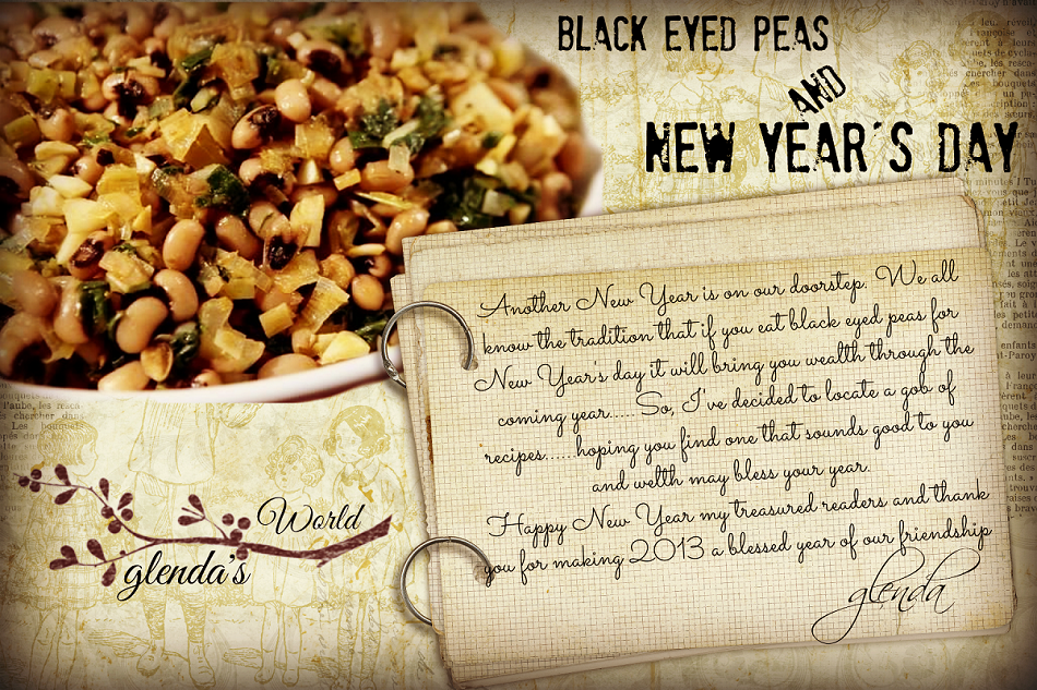 New year's day black-eyed peas recipe glenda's World : Black Eyed Peas Recipes for New Years Day