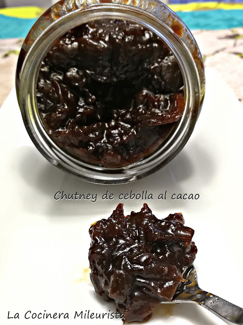 Chutney de cebolla al cacao