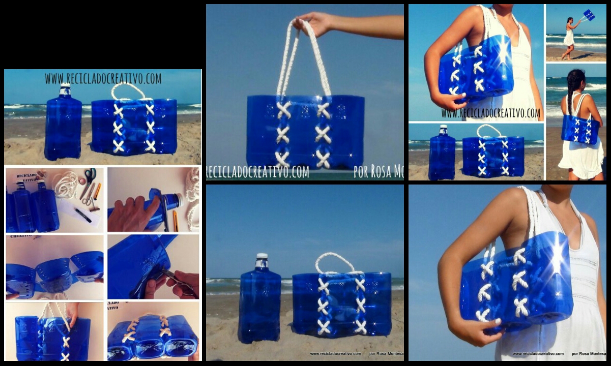 Bag Made With Recycled Plastic Bottles crazzy crafting