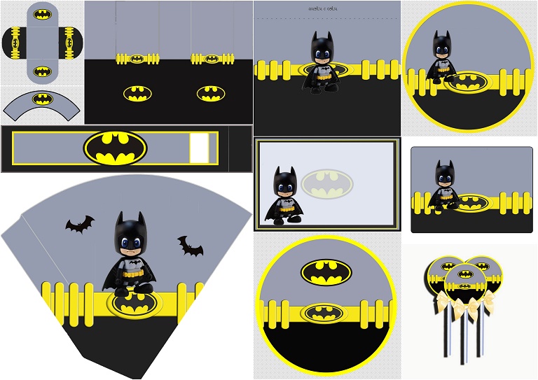 Batman Baby: Free Printable Labels, Free Party Printablew and Box. - Oh My  Fiesta! for Geeks
