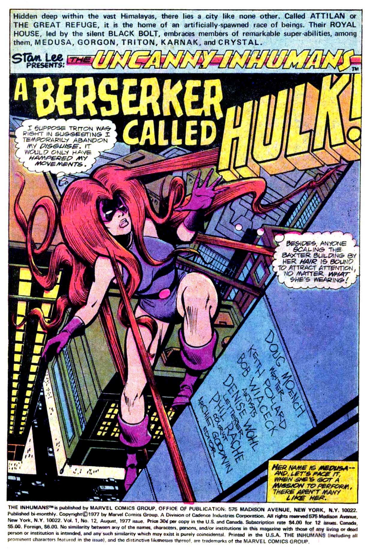 Read online Inhumans (1975) comic -  Issue #12 - 2