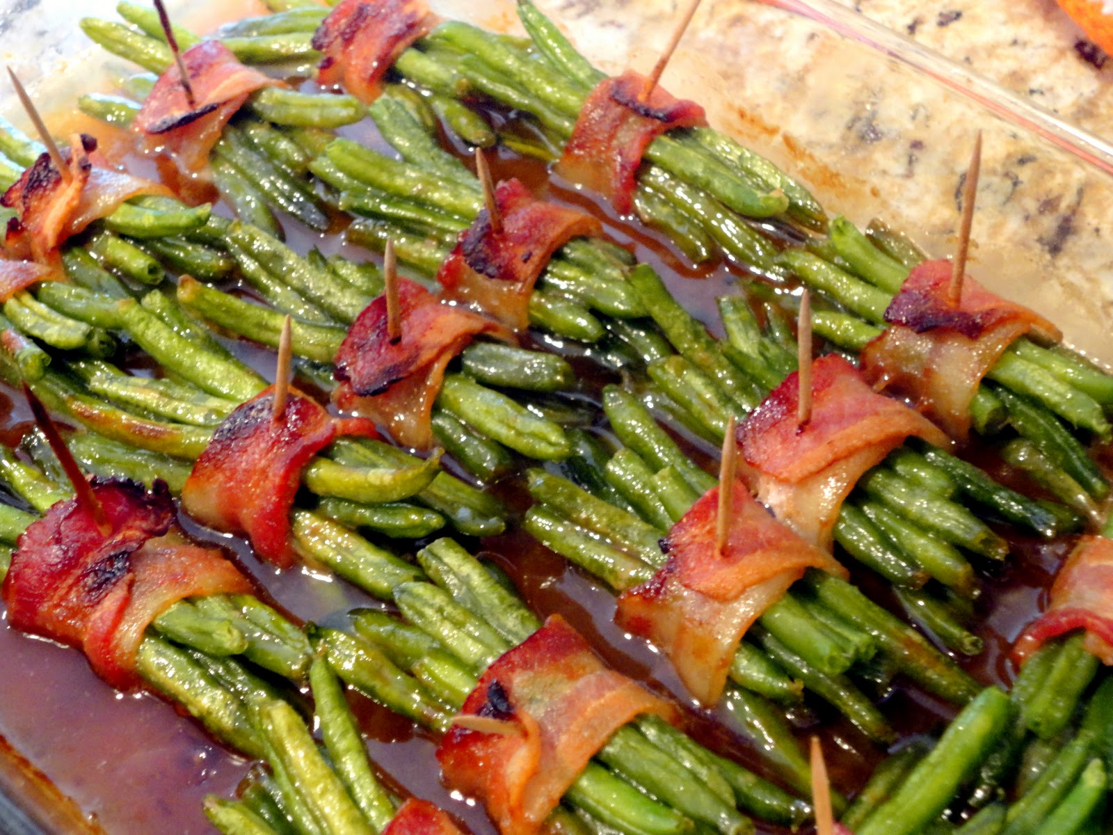 Morty's BBQ Bacon Wrapped Green Beans