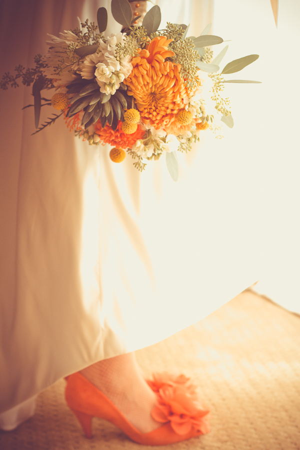 Floral Occasions by Janna Hatch Chic Summer Wedding, Coral and Gold