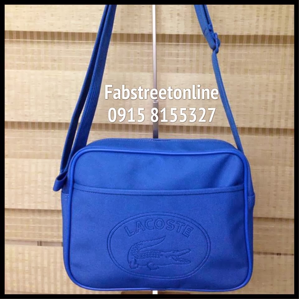 Fabstreetonline: Lacoste Classic Sling Embossed Bags