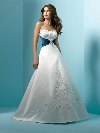 New Wedding dresses idea light blue and white