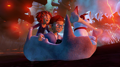 scene from "Raising a Rukus" - a first-of its-kind family VR experience