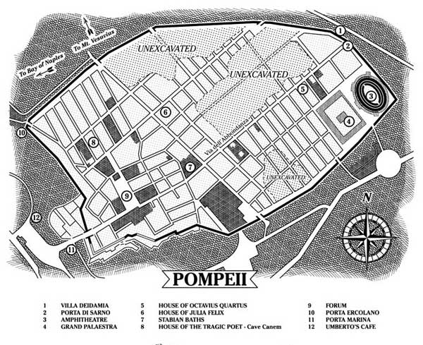 Pompeii Map 